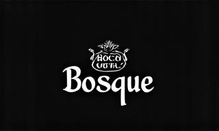Logotipo de Rocío del Bosque en blanco